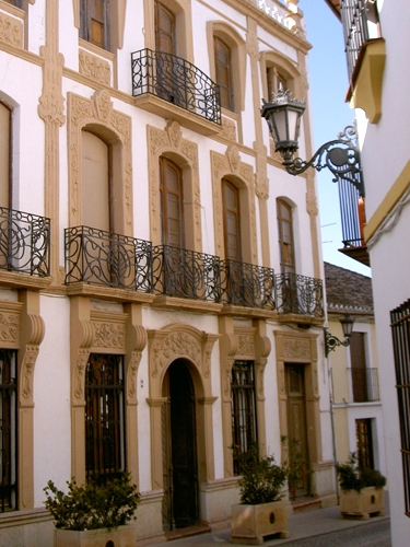 Idyllische Gasse in Spanien