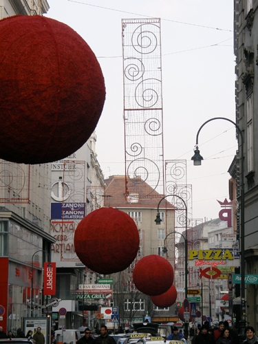 Einkaufsstraße in Wien