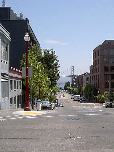 Straßenlaterne Golden Gate Bridge